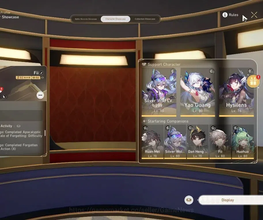 Honkai Star Rail Accounts Asia|TL 64|9 Limited|(Silver Wolf 999,Yao Guang)+S image 2