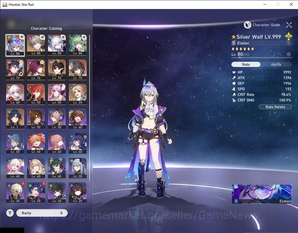 Honkai Star Rail Accounts Asia|TL 64|9 Limited|(Silver Wolf 999,Yao Guang)+S image 4