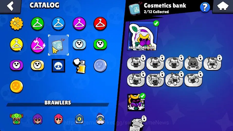 Brawl Stars Accounts 1003 Trophy|17 Brawlers 2 Max Lvl [Barley,Shelly]|10 Skins|1 Legend Skins [Paper Cordelius] 1 Epic|CN 12