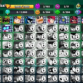 Brawl Stars Accounts 1003 Trophy|17 Brawlers 2 Max Lvl [Barley,Shelly]|10 Skins|1 Legend Skins [Paper Cordelius] 1 Epic|CN