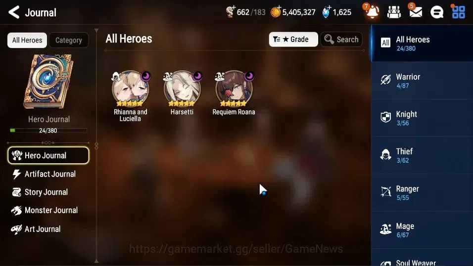 Epic Seven Accounts GLOBAL UnVerif|New Era|3 ML(Rhiana&Luciel,Har Sett image 6