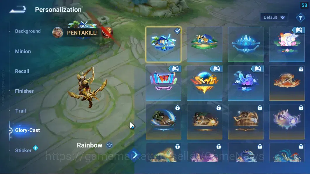 Honor of Kings Accounts Hero 44 Skin 38|2 Legend Lam & Lady Sun,Grandmaste image 12