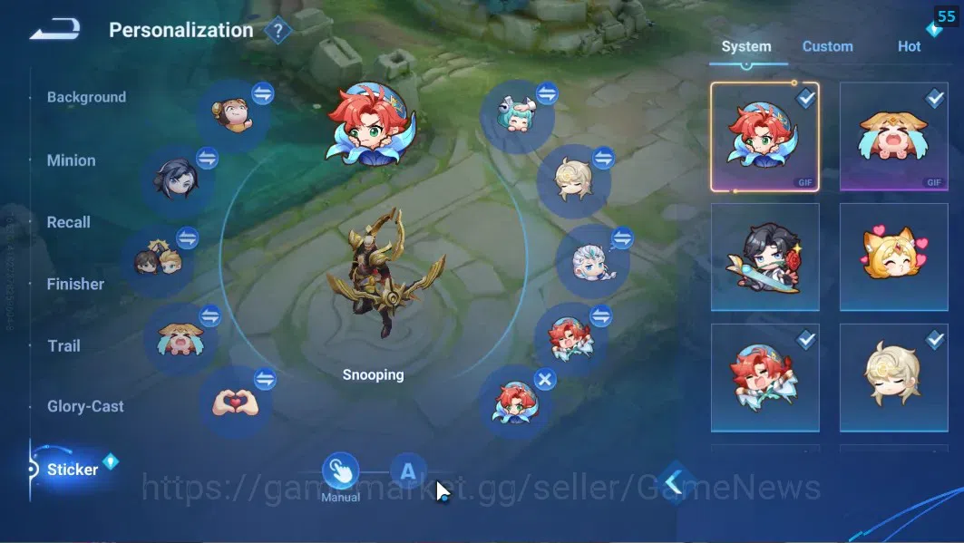 Honor of Kings Accounts Hero 44 Skin 38|2 Legend Lam & Lady Sun,Grandmaste image 14