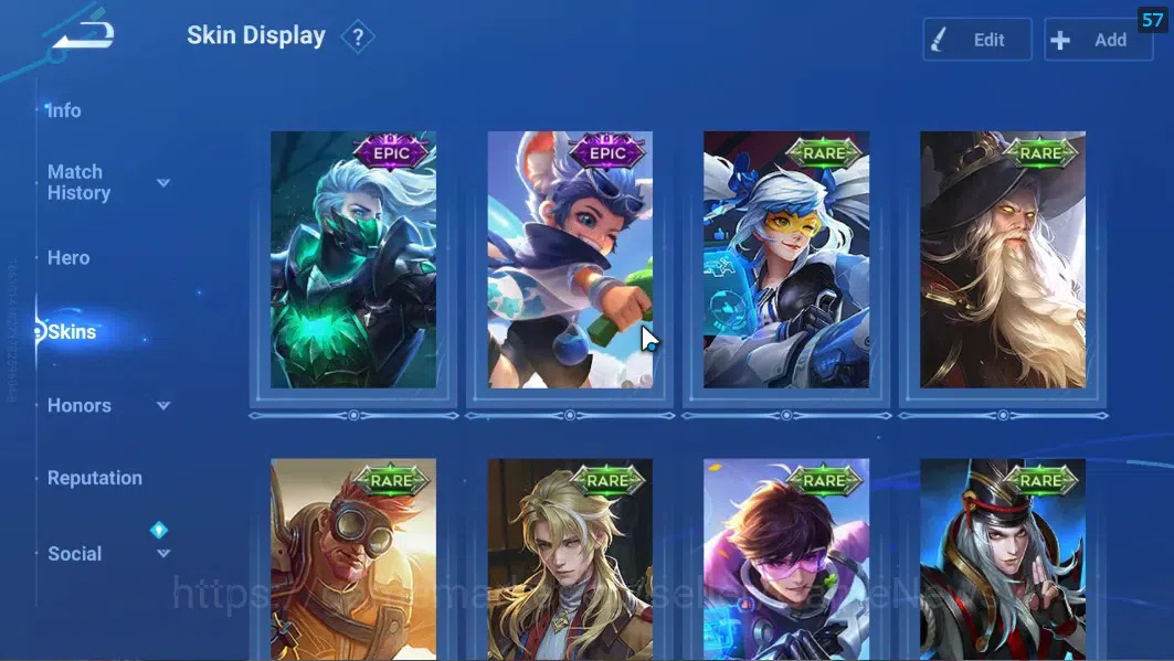 Honor of Kings Accounts Hero 44 Skin 38|2 Legend Lam & Lady Sun,Grandmaste image 4