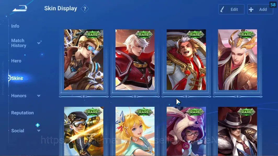 Honor of Kings Accounts Hero 44 Skin 38|2 Legend Lam & Lady Sun,Grandmaste image 5