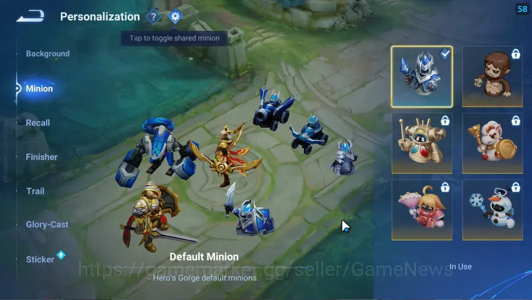 Honor of Kings Accounts Hero 44 Skin 38|2 Legend Lam & Lady Sun,Grandmaste image 8