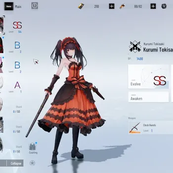 Punishing: Gray Raven Accounts Starter NA |Fresh Starter Lv 7|1 Coating|Collab SS Kurumi Tokisaki|1 S Selector Omniframe|Log