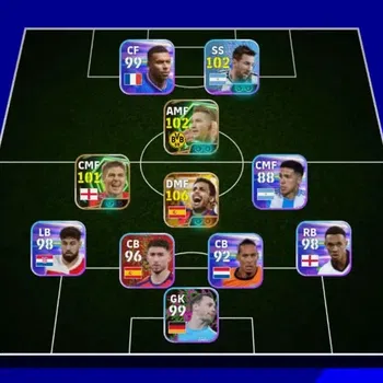 eFootball Accounts Legends & Iconic Players Mobile|PW 2984|New Big Time Rodri| Epic Gerrard, Marco Reus, |Showtime Neuer