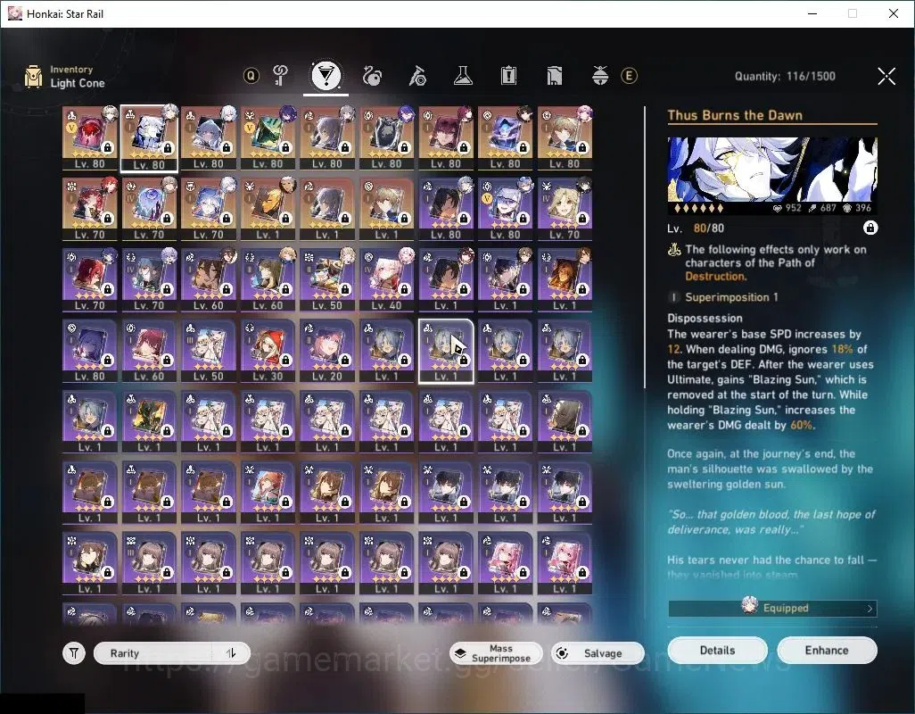 Honkai Star Rail Accounts Asia|TL 70|18 Limited|[Phainon,Acheron,Jingliu,Kaf image 6