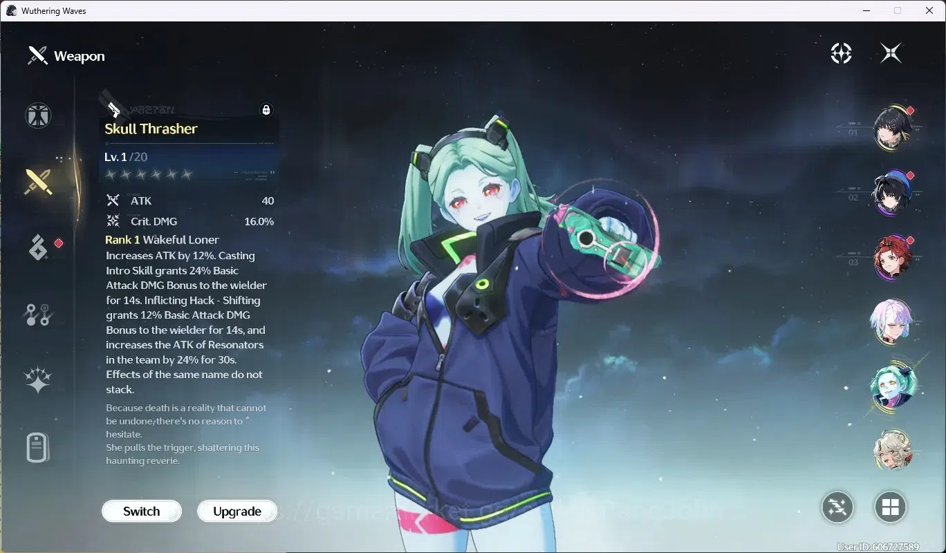 Wuthering Waves Accounts EU|UL 49|1 Char Limited [Lucy RC5 + Sign] & Rebecc image 6