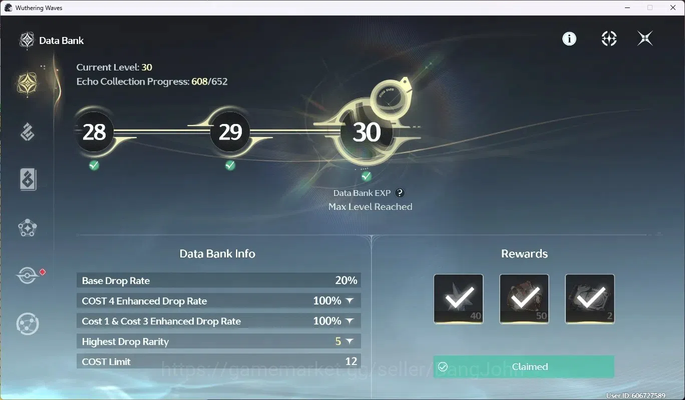 Wuthering Waves Accounts EU|UL 49|1 Char Limited [Lucy RC5 + Sign] & Rebecc image 9