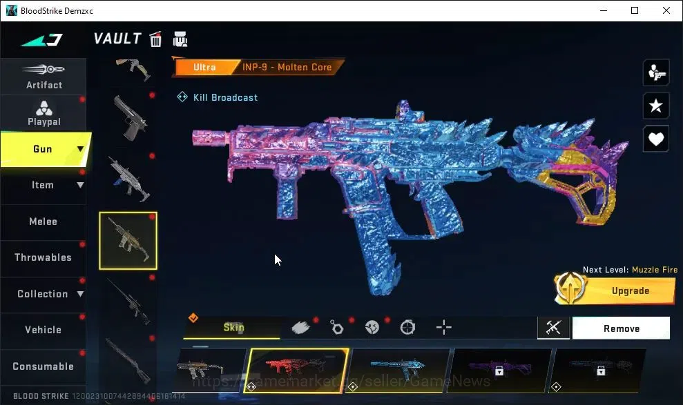 Blood Strike Accounts ASIA|2 ETERNAL[M4A1-Blight Lv3,DEagle]|Collab TokR image 15