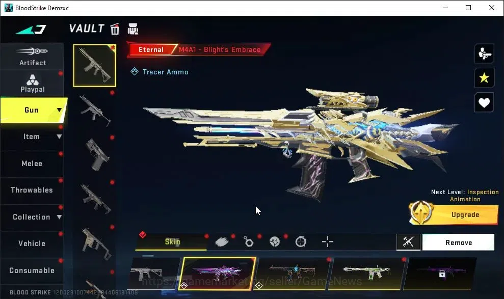 Blood Strike Accounts ASIA|2 ETERNAL[M4A1-Blight Lv3,DEagle]|Collab TokR image 4
