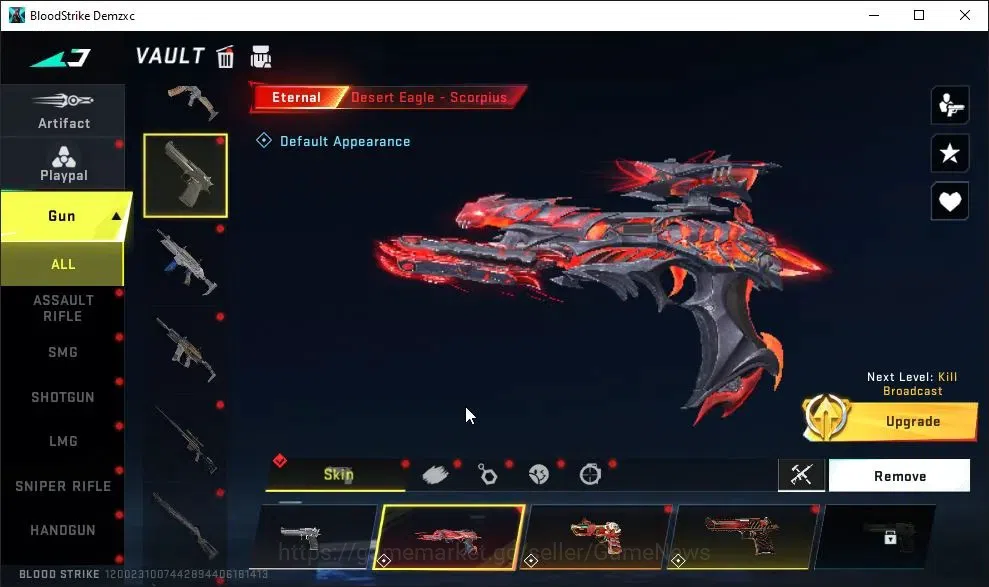 Blood Strike Accounts ASIA|2 ETERNAL[M4A1-Blight Lv3,DEagle]|Collab TokR image 9