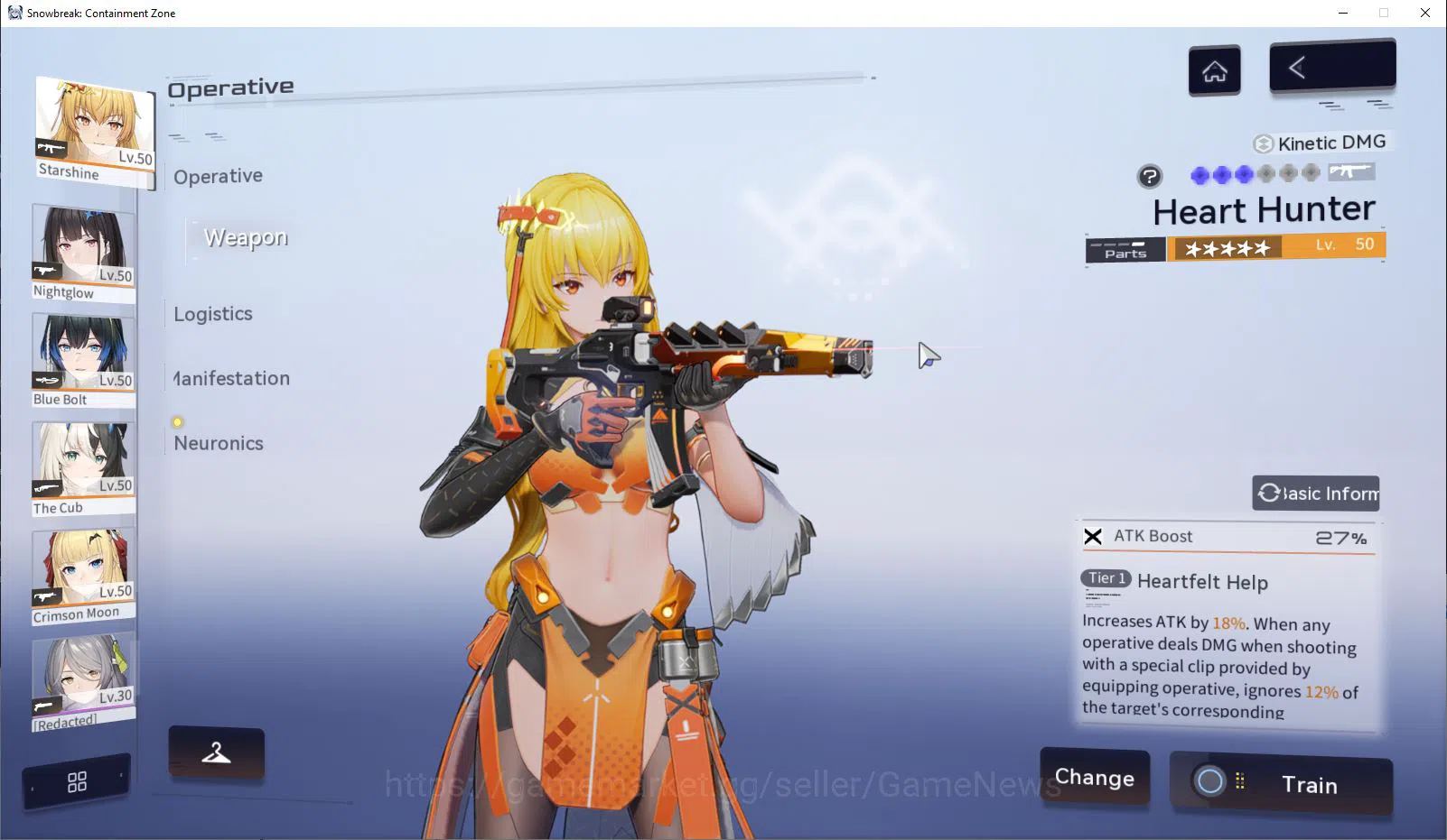 Snowbreak: Containment Zone Accounts SEA|Lv 41|12SSR (CrimsonMoon+Sign,Phatasia,Bluebol image 11