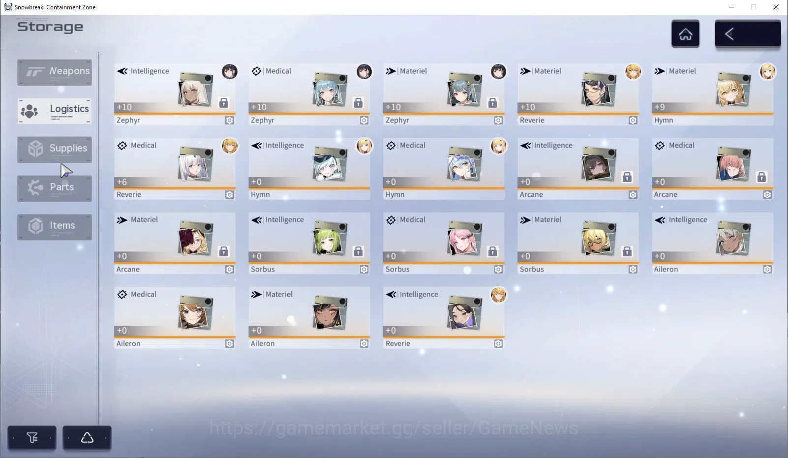 Snowbreak: Containment Zone Accounts SEA|Lv 41|12SSR (CrimsonMoon+Sign,Phatasia,Bluebol image 5