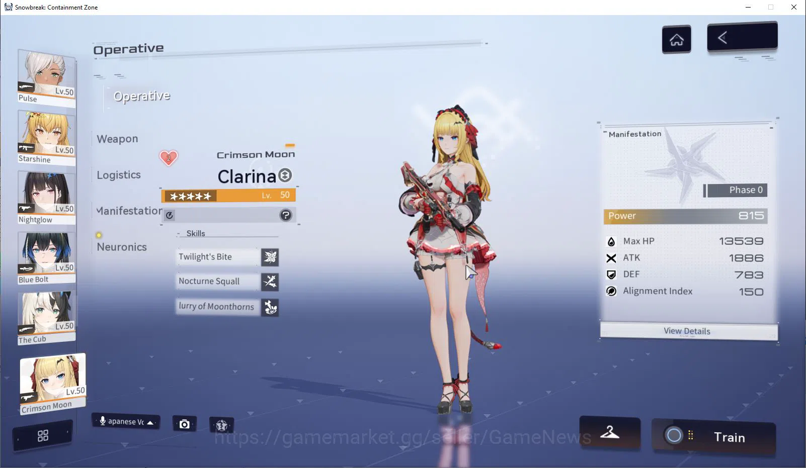 Snowbreak: Containment Zone Accounts SEA|Lv 41|12SSR (CrimsonMoon+Sign,Phatasia,Bluebol image 9