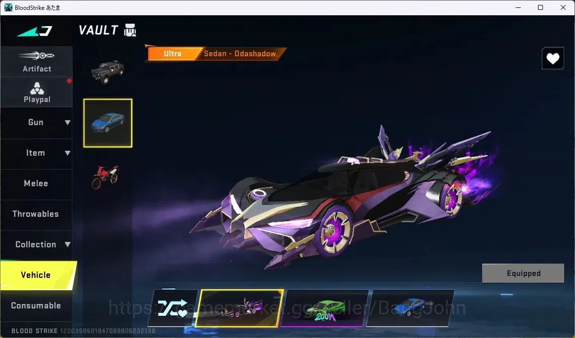 Blood Strike Accounts ASIA | ETERNAL ZERO-ODASHADOW| 4 COLLAB GUN |ULTRA image 12