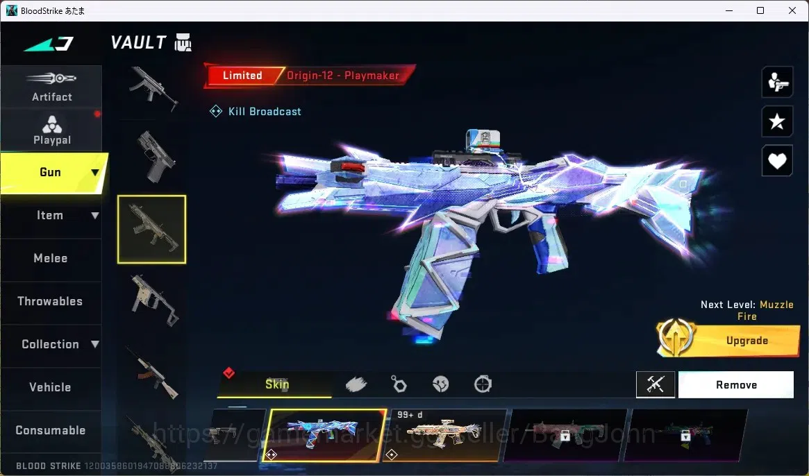 Blood Strike Accounts ASIA | ETERNAL ZERO-ODASHADOW| 4 COLLAB GUN |ULTRA image 3