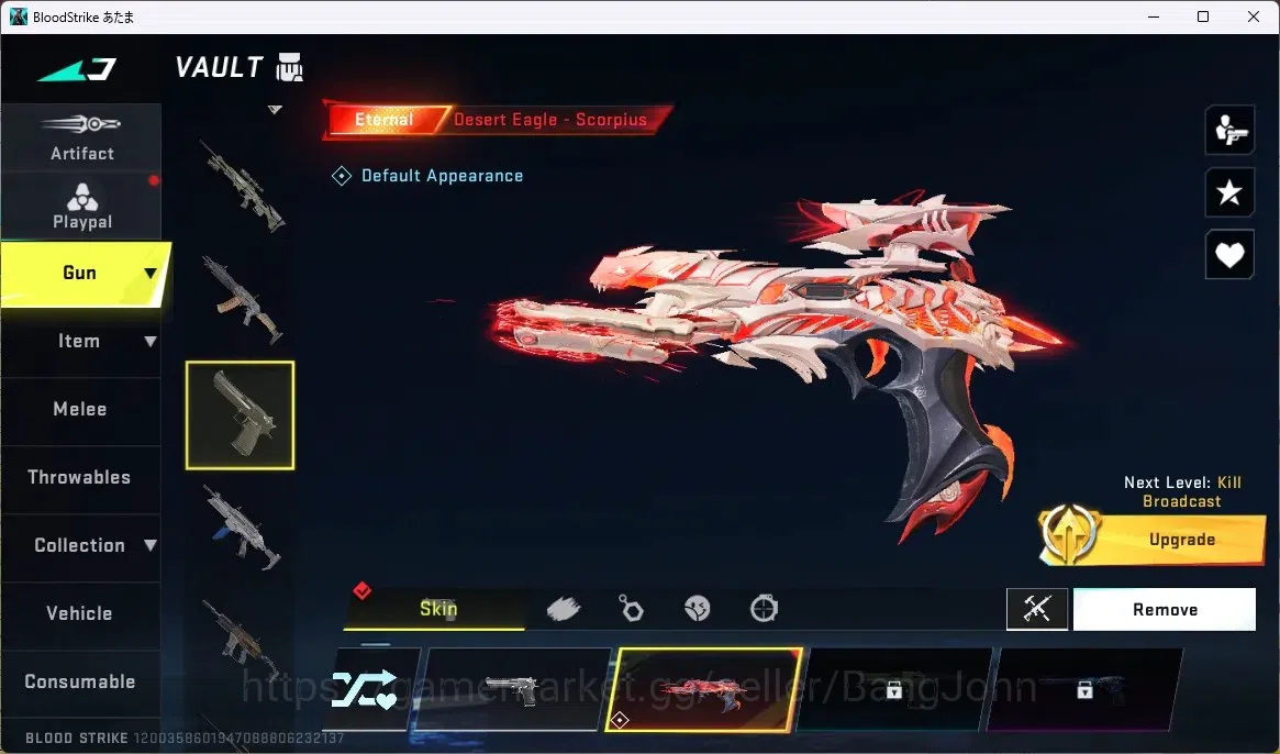 Blood Strike Accounts ASIA | ETERNAL ZERO-ODASHADOW| 4 COLLAB GUN |ULTRA image 4