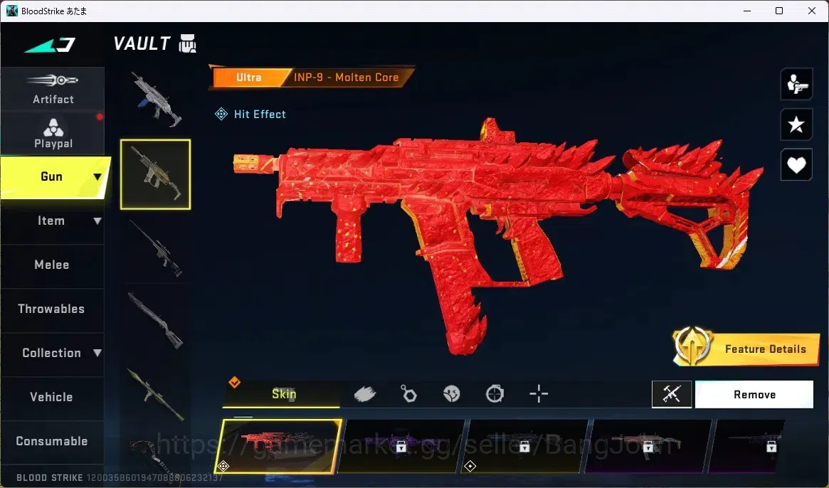 Blood Strike Accounts ASIA | ETERNAL ZERO-ODASHADOW| 4 COLLAB GUN |ULTRA image 5