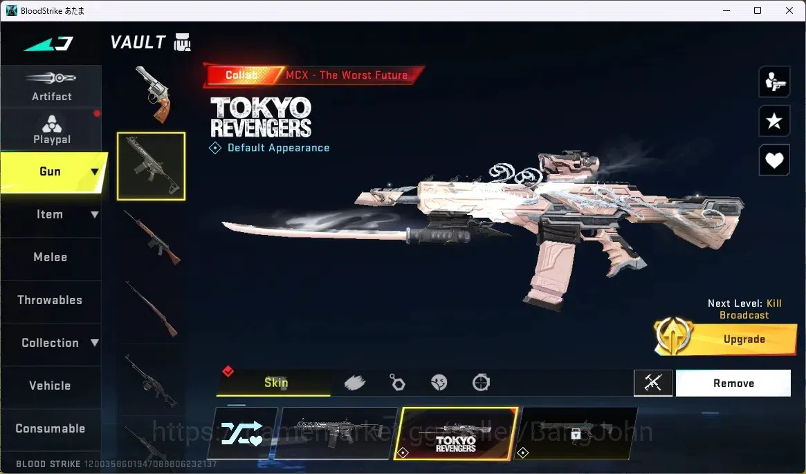Blood Strike Accounts ASIA | ETERNAL ZERO-ODASHADOW| 4 COLLAB GUN |ULTRA image 6