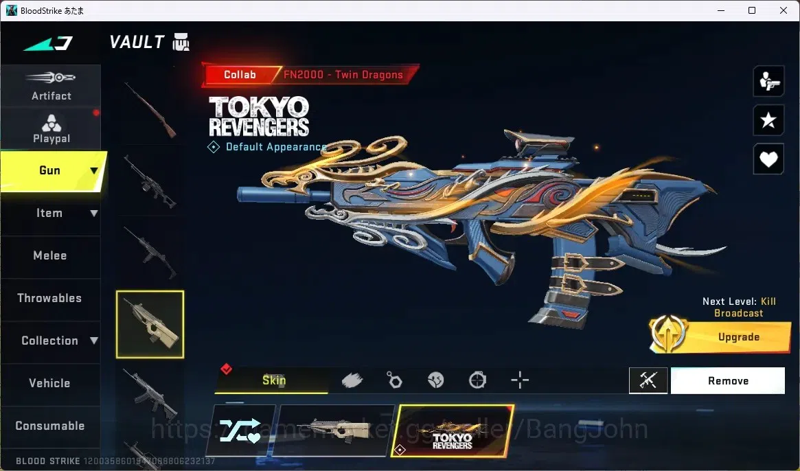 Blood Strike Accounts ASIA | ETERNAL ZERO-ODASHADOW| 4 COLLAB GUN |ULTRA image 8