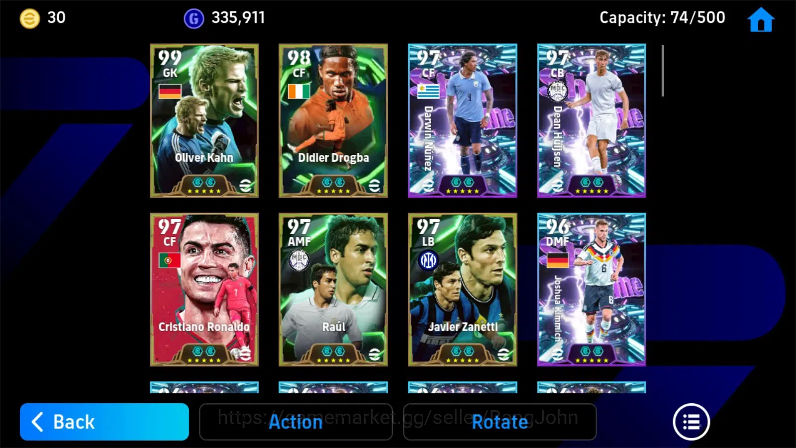 eFootball Accounts Android|PW 3192|Oliver Kahn Epic, Dldler Drogba Ep image 10