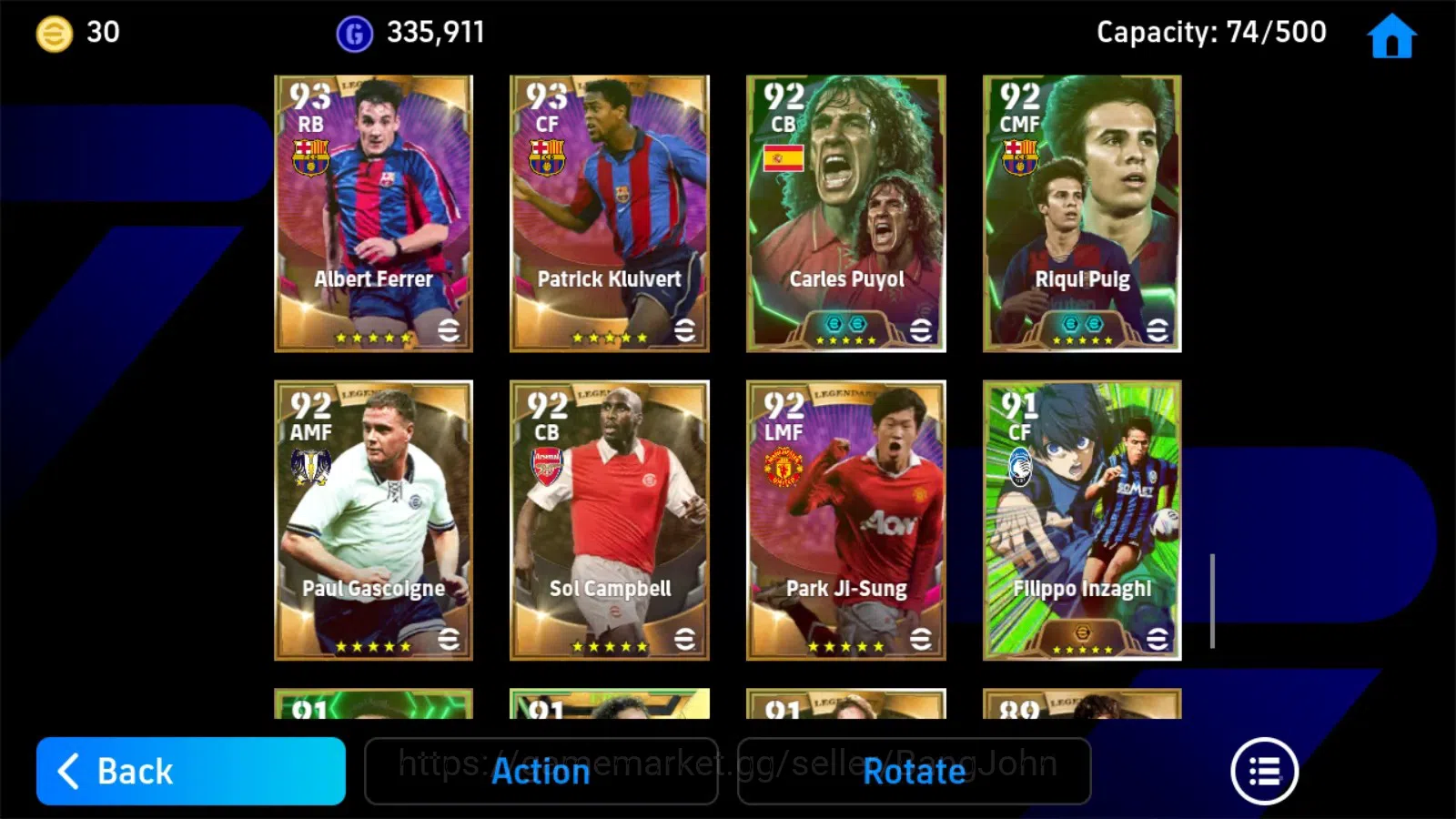 eFootball Accounts Android|PW 3192|Oliver Kahn Epic, Dldler Drogba Ep image 3