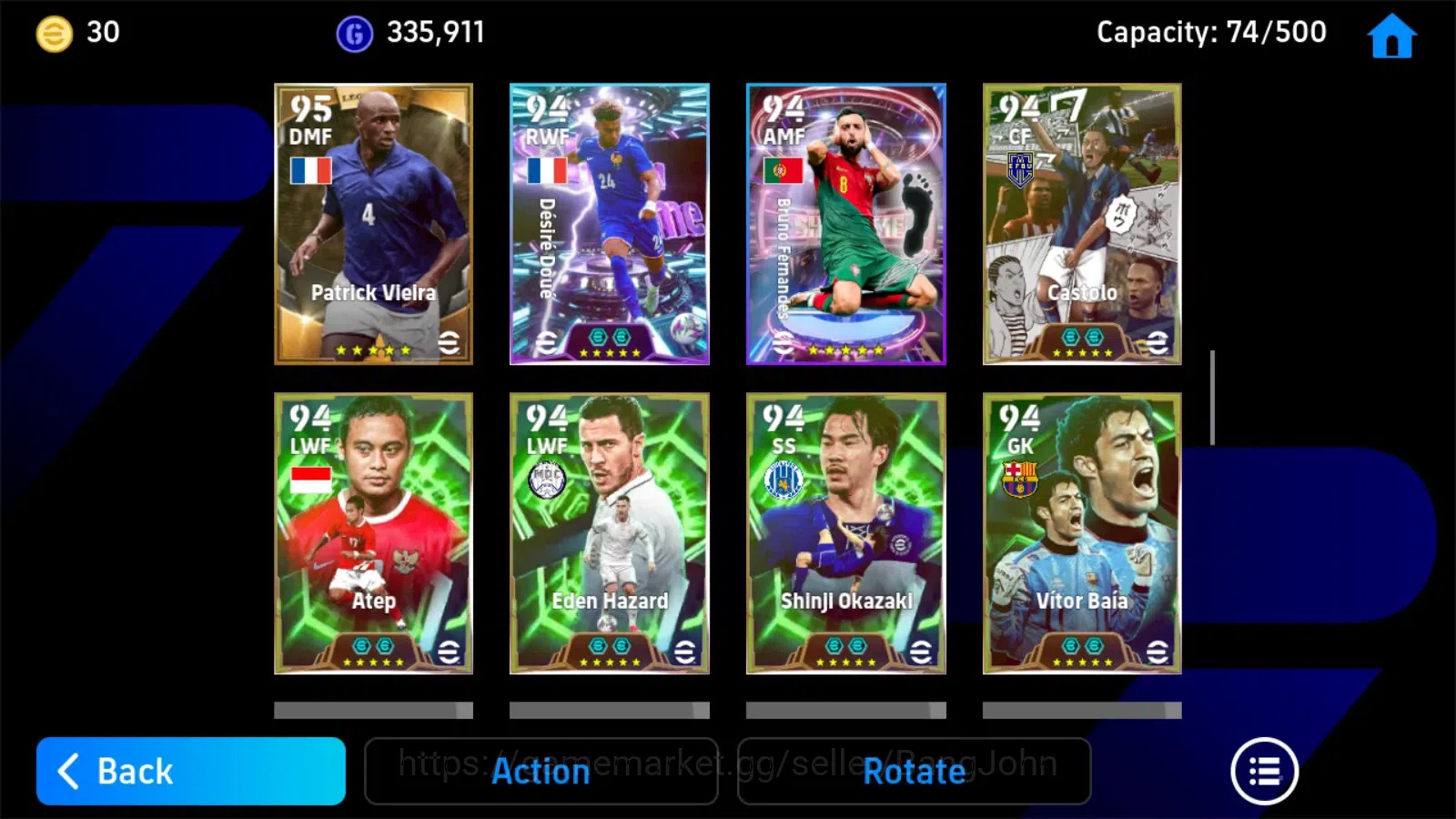 eFootball Accounts Android|PW 3192|Oliver Kahn Epic, Dldler Drogba Ep image 6