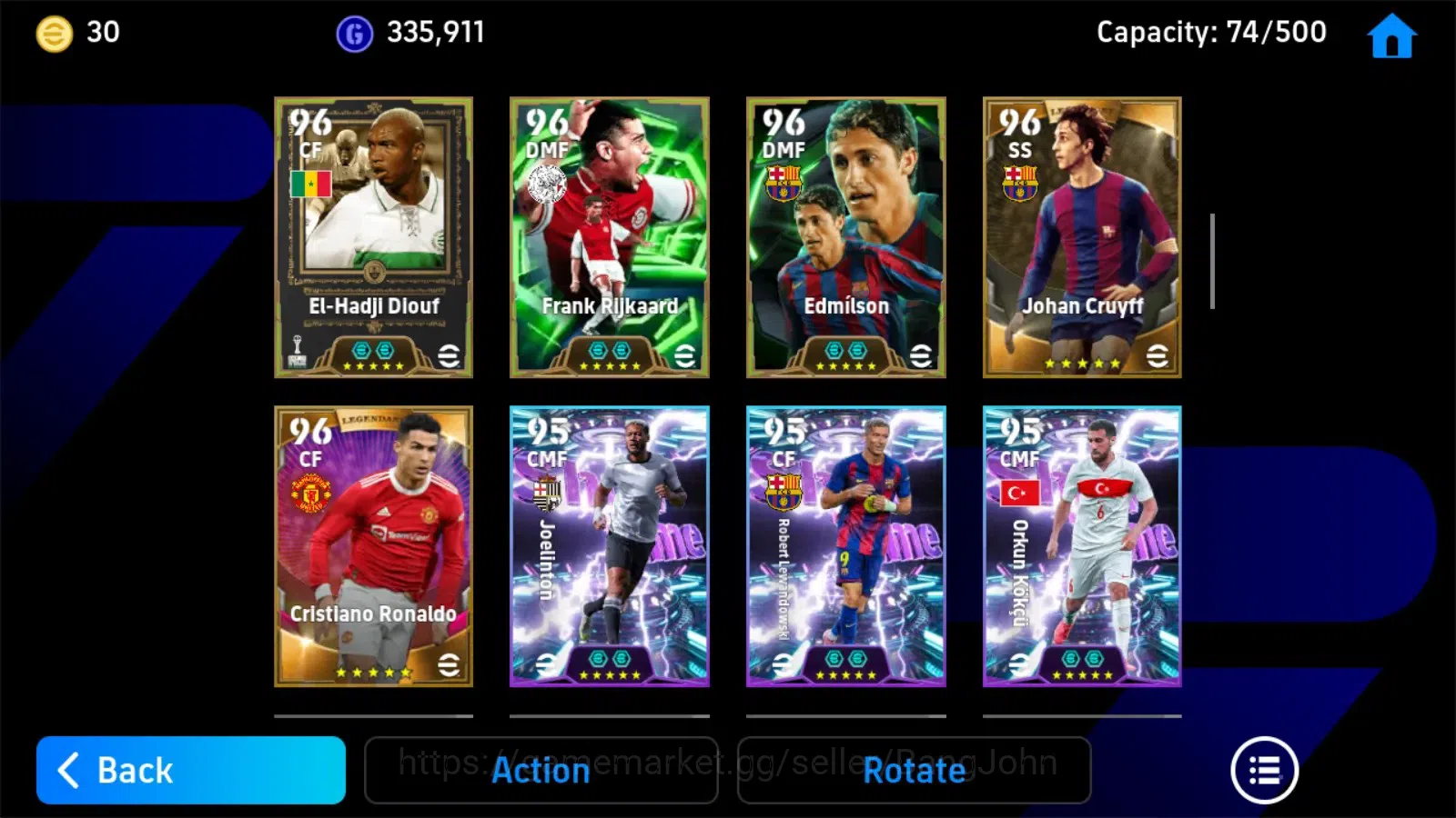 eFootball Accounts Android|PW 3192|Oliver Kahn Epic, Dldler Drogba Ep image 8