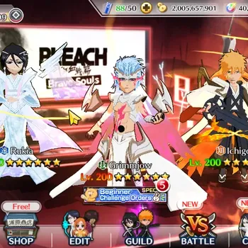 Bleach: Brave Souls Accounts Max Transcendence Global | 40K Orb| Kensei Max Trancendece, Grimmjow 11th Anniv| Fresh Main