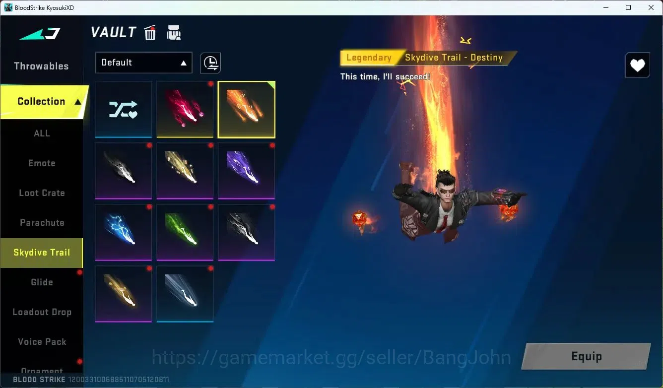 Blood Strike Accounts ASIA | 1 Collab Skins | 5 Ethernal Skins | 1 Limit image 10