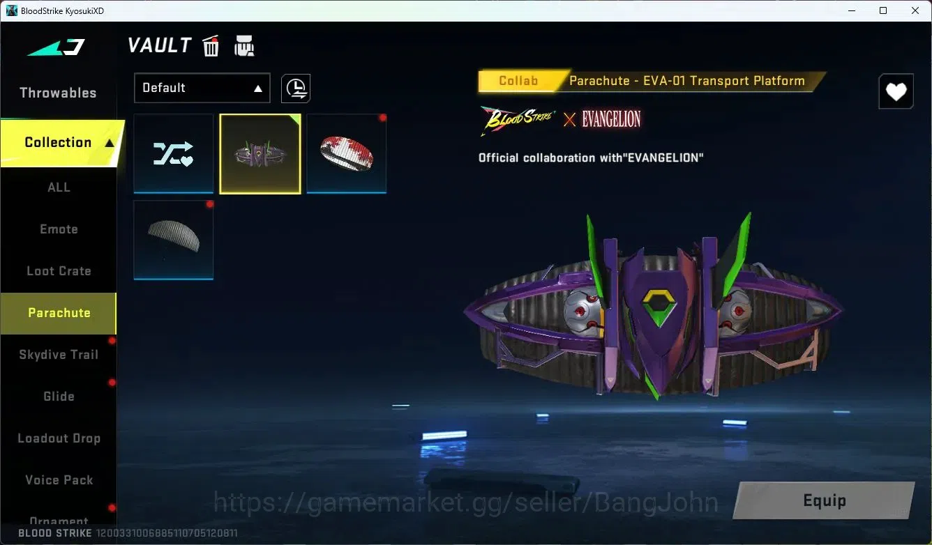 Blood Strike Accounts ASIA | 1 Collab Skins | 5 Ethernal Skins | 1 Limit image 11