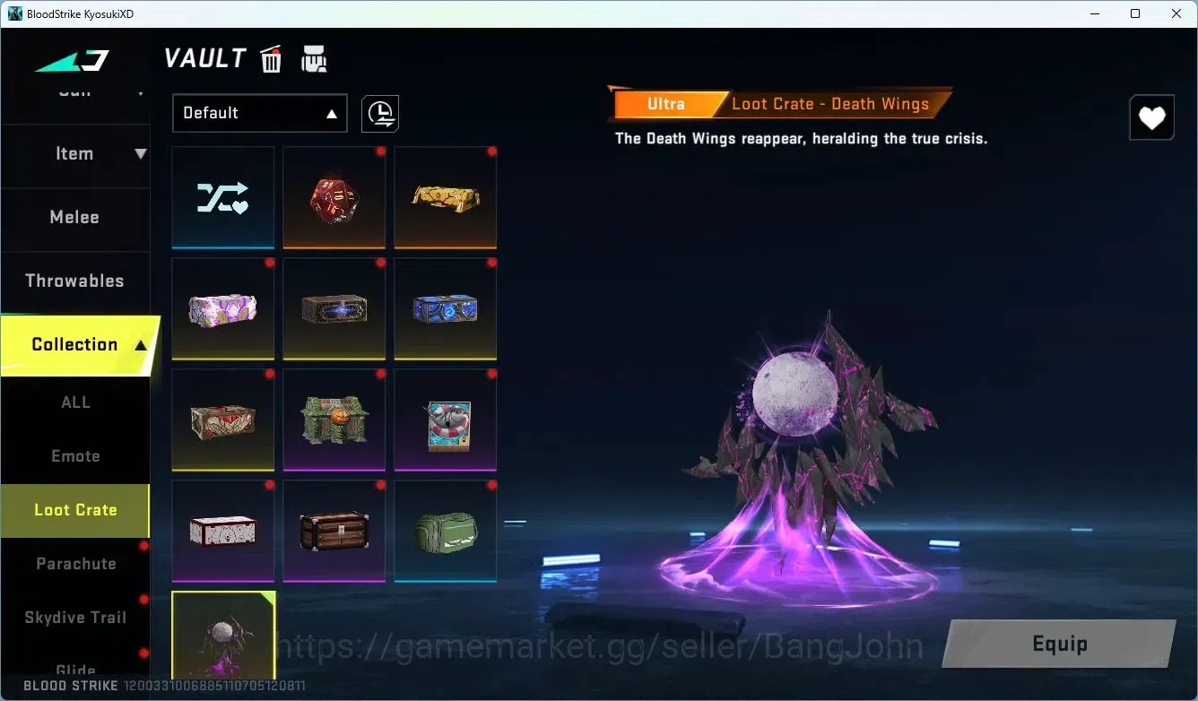 Blood Strike Accounts ASIA | 1 Collab Skins | 5 Ethernal Skins | 1 Limit image 12