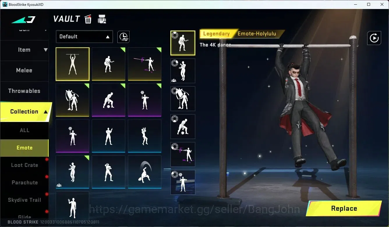 Blood Strike Accounts ASIA | 1 Collab Skins | 5 Ethernal Skins | 1 Limit image 13