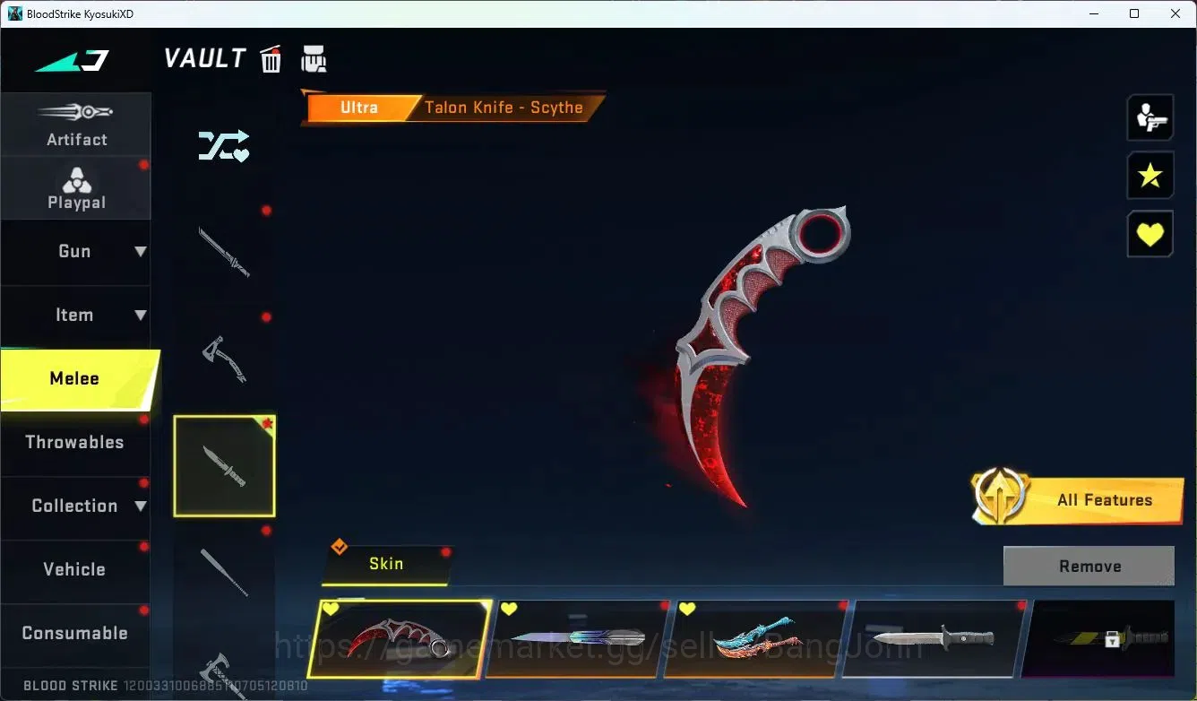 Blood Strike Accounts ASIA | 1 Collab Skins | 5 Ethernal Skins | 1 Limit image 14