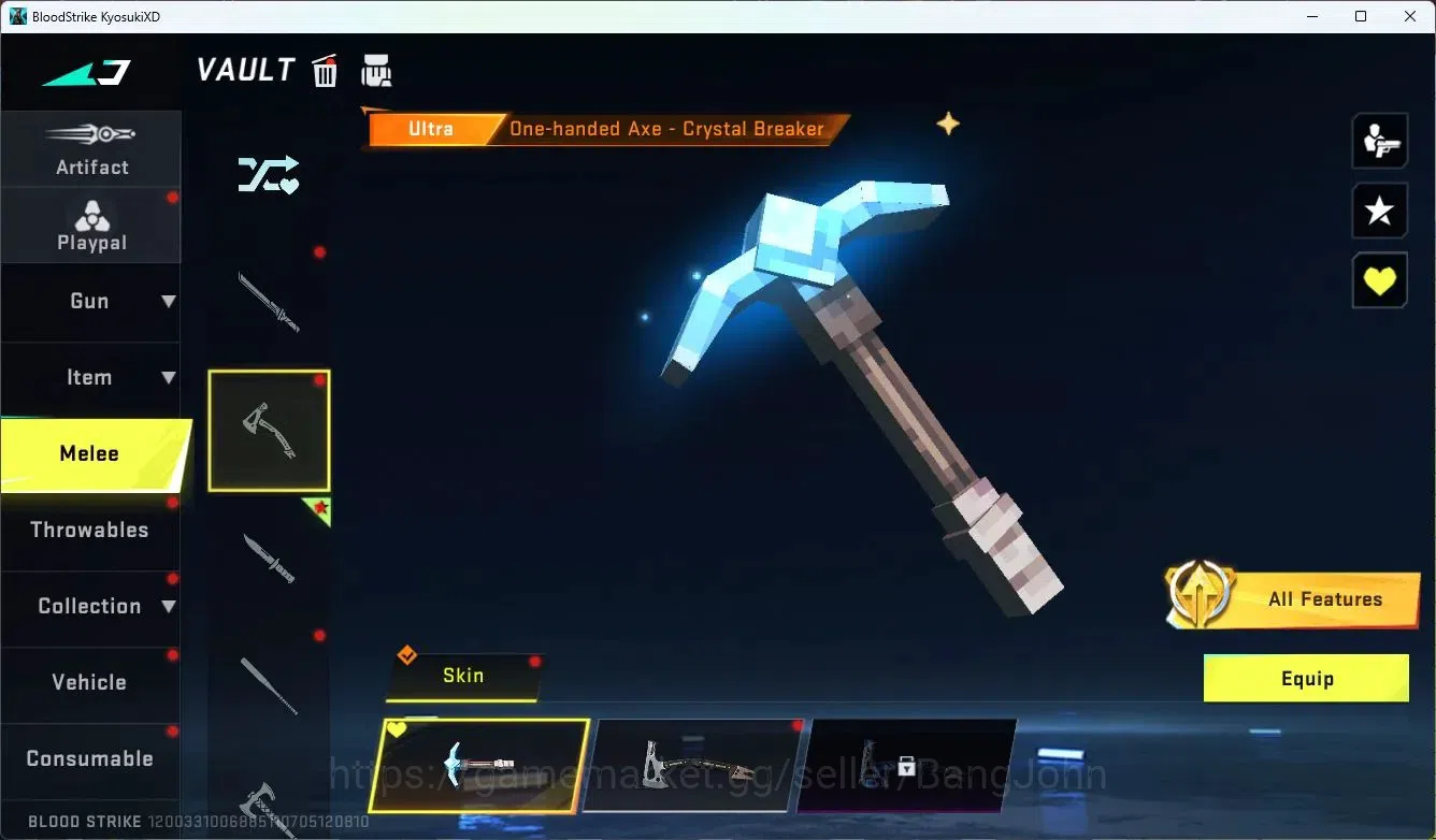 Blood Strike Accounts ASIA | 1 Collab Skins | 5 Ethernal Skins | 1 Limit image 15