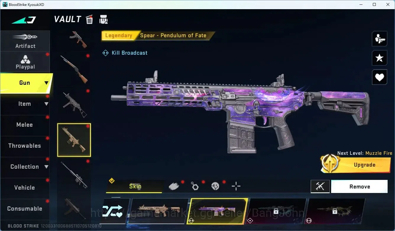 Blood Strike Accounts ASIA | 1 Collab Skins | 5 Ethernal Skins | 1 Limit image 19