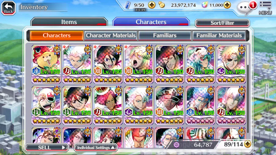 Bleach: Brave Souls Accounts GLOBAL]11K Orb+Fresh All Story|Wonderweis,KonPoolG image 7