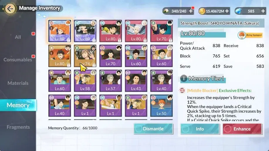 HAIKYU!! FLY HIGH Accounts SEA Lvl 59|5 SP [(Bokuto+Memo,Kuroo,Ushijima,Oikaw image 10