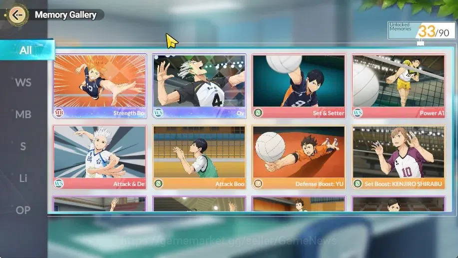 HAIKYU!! FLY HIGH Accounts SEA Lvl 59|5 SP [(Bokuto+Memo,Kuroo,Ushijima,Oikaw image 13
