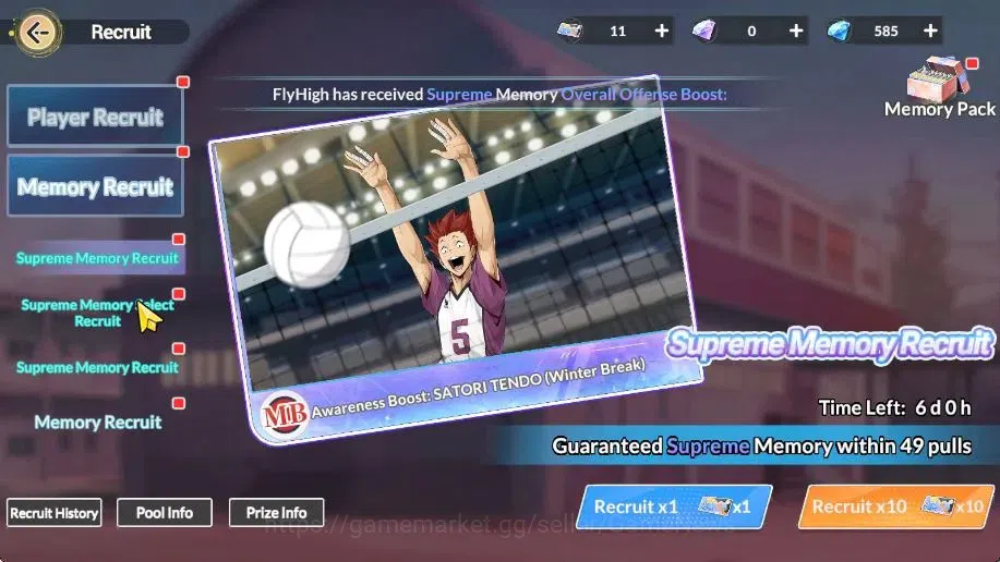 HAIKYU!! FLY HIGH Accounts SEA Lvl 59|5 SP [(Bokuto+Memo,Kuroo,Ushijima,Oikaw image 15