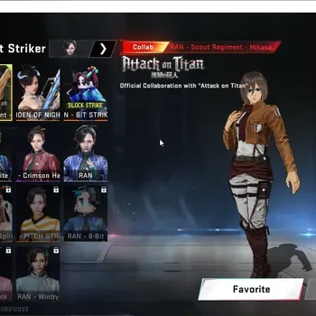 Blood Strike Accounts Collab Skin ASIA|Collab AOT Mikasa,M700-ThunderGun,KAG6,FAL-PrimalGiant,EVA Katya,SCAR,MCX|26