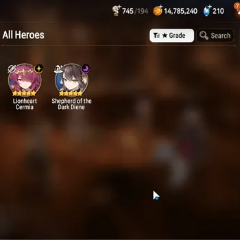 Epic Seven Accounts Limited Hero GLOBAL Unverif|NewEra|2 ML(Shepherd Dark Diene,L