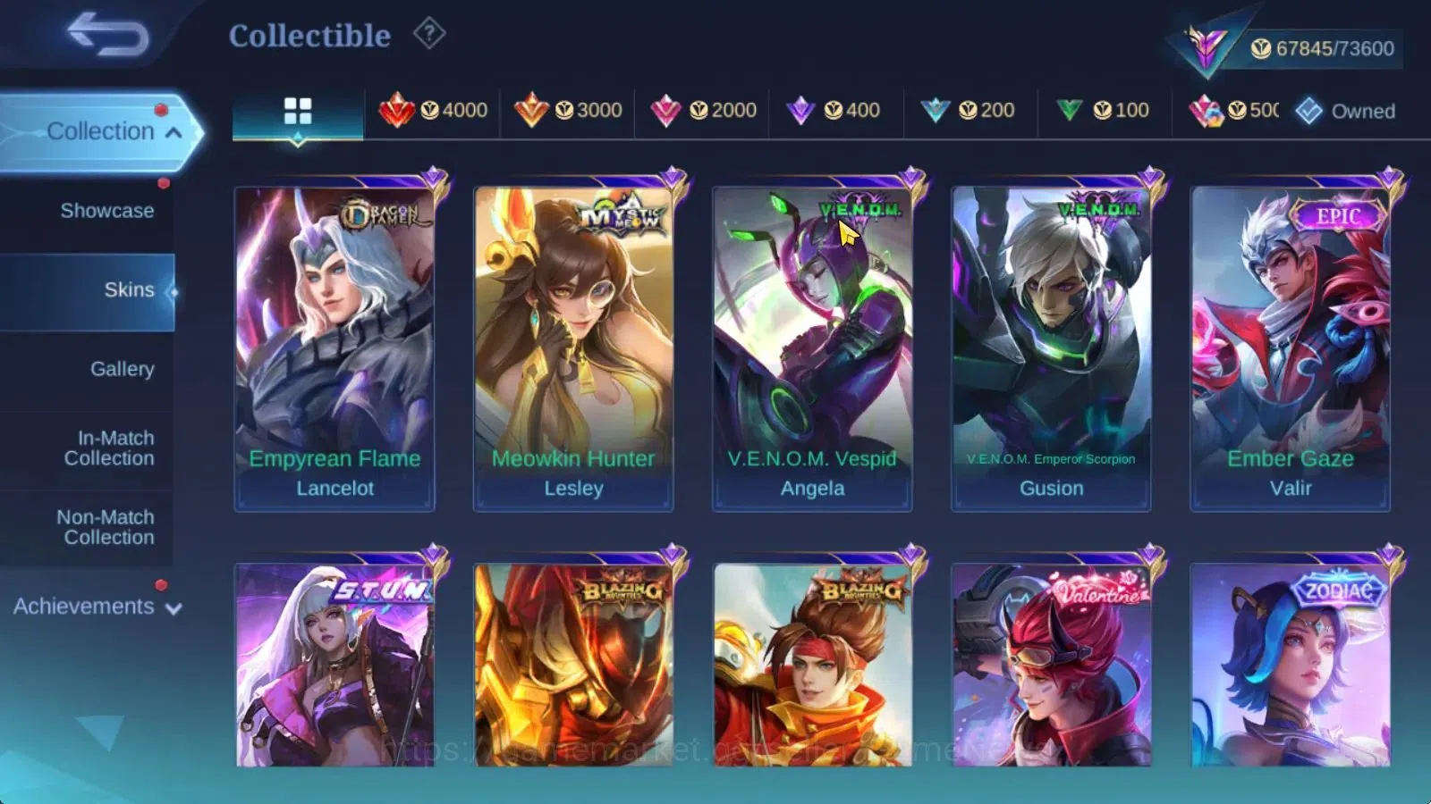 Mobile Legends: Bang Bang Accounts Hero 132|Skin 289|High Glory 88|Prime Granger,Sanr image 11