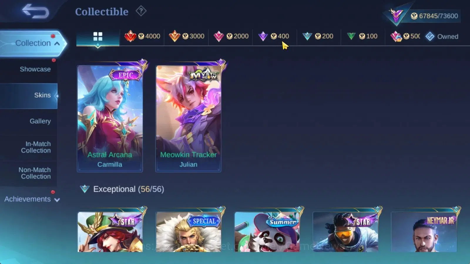Mobile Legends: Bang Bang Accounts Hero 132|Skin 289|High Glory 88|Prime Granger,Sanr image 15