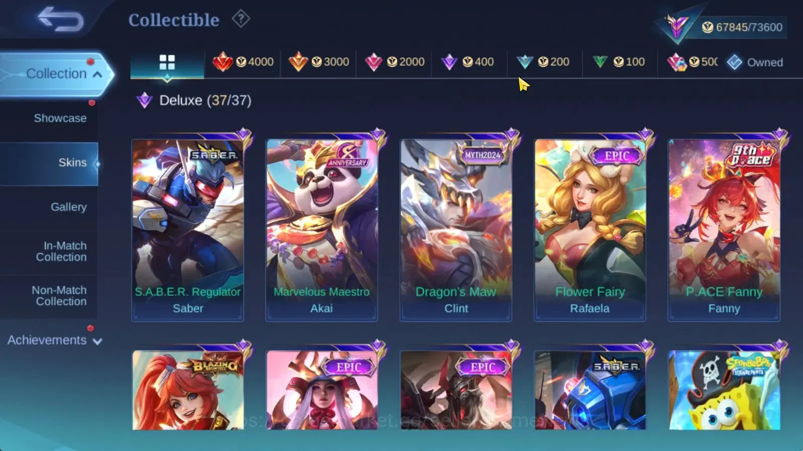 Mobile Legends: Bang Bang Accounts Hero 132|Skin 289|High Glory 88|Prime Granger,Sanr image 8