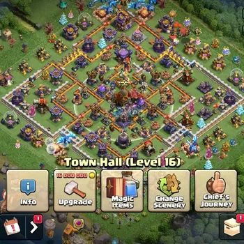 Clash of Clans Accounts High-End LV 153|TH 16-BH 10|HH 10|Limited Skin|BK 51,AQ 61,GW 43,MP 37,RC 22,DD 10|BM 20,BC 16|Free