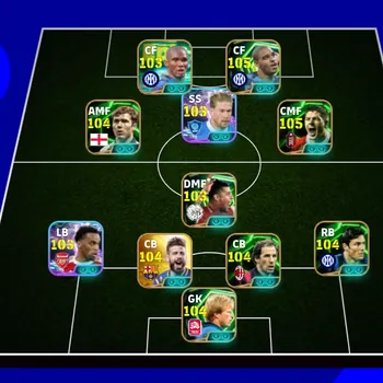 eFootball Accounts Legends & Iconic Players 6 MANAGER BOOSTER | COLECTIVE 3209+, G PIQUE OLD x ADRIANO NEW CARD x S ETOO x J